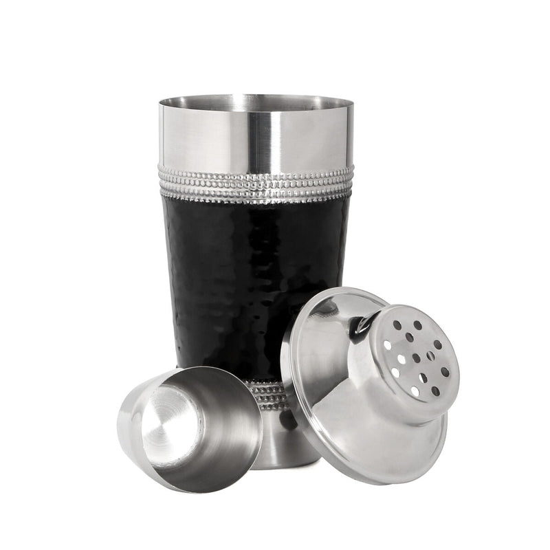 Hammered Black Band Cocktail Shaker | Mixology