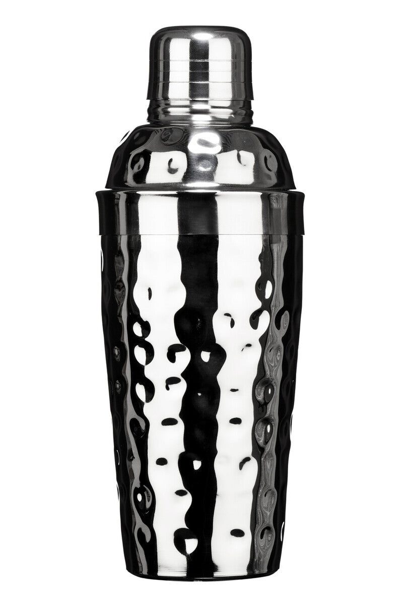 Stainless Steel Hammered Effect 500Ml Cocktail Shaker | Mixology