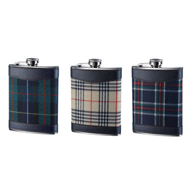 Cream Flask | Tartan Hip