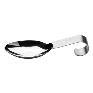 Brushed Stainless Steel Spoon Rest | Polished Kitchenware