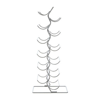 12 Bottles Chrome Wine Rack | Yaxi
