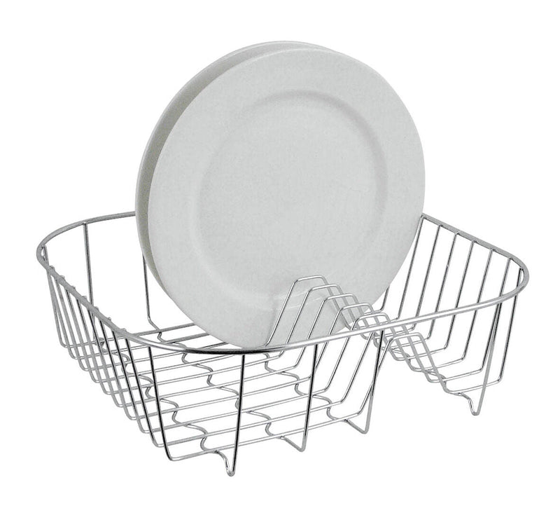 Small Square Chrome Wire Dish Drainer | Laurie