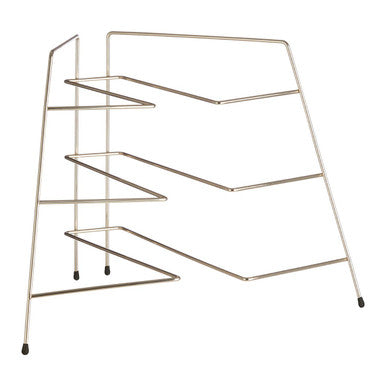 Gold Plated Corner Plate Rack | Rowan