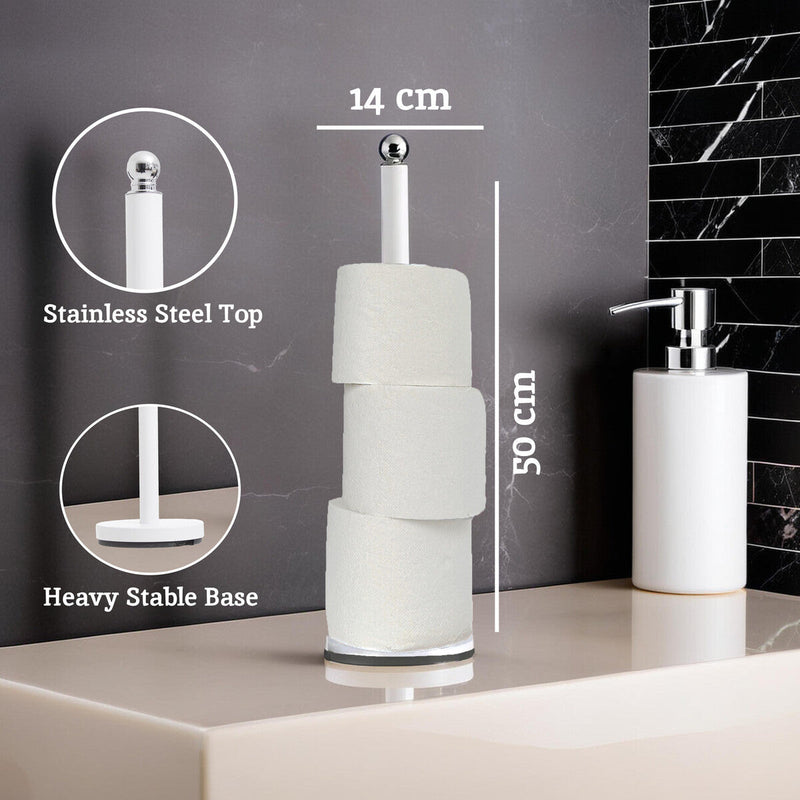 White Toilet Roll Holder | Adler
