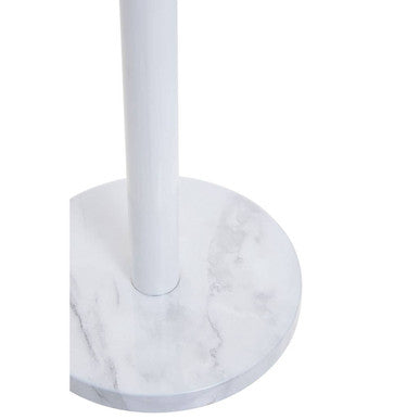 White Marble Effect Kitchen Roll Holder | Easton