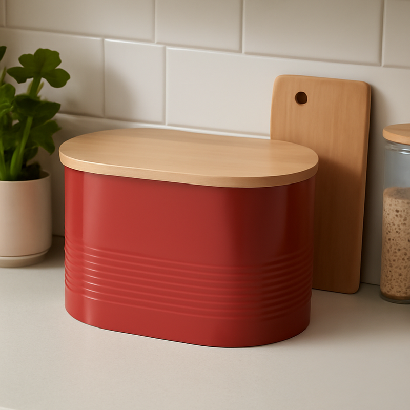 Red Bread Bin | Alton