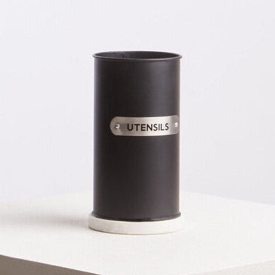 Black Enamel Utensil Holder | Liberty
