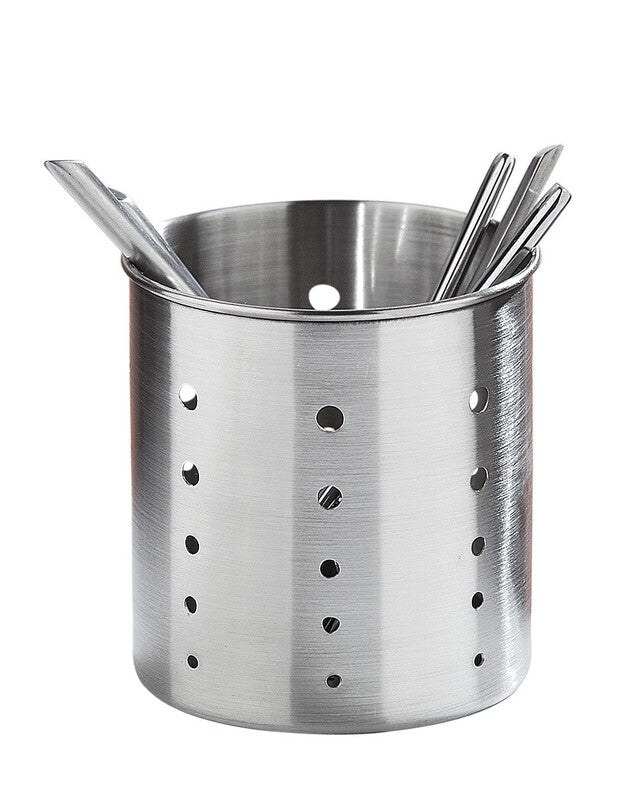 Satin Stainless Steel Cutlery Caddy | Soren