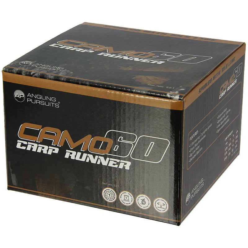 Angling Pursuits Camo 60 Carp runner reel