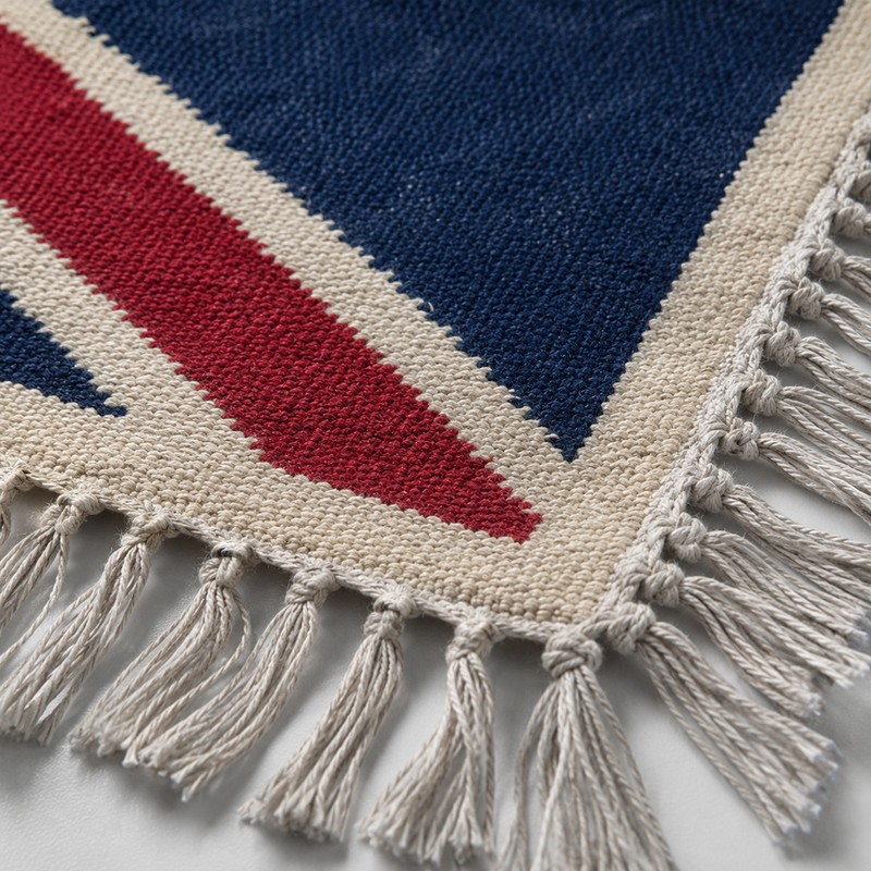 Hand knotted Reversible British Union Jack Jubilee Rug