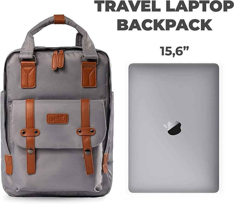 Backpack Laptop Rucksack Waterproof 100% Recycled Material Very Eco-friendly