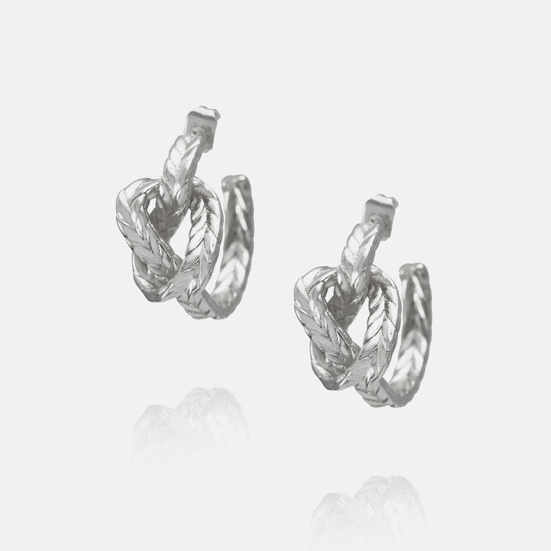 Fashionable Earrings, Irregular Personality Twist Wheat Ears