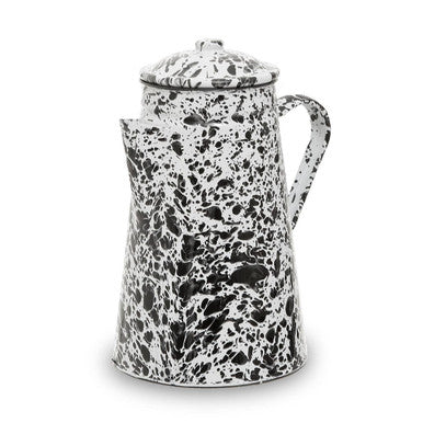 Black and White Patterned Teapot | Hygge