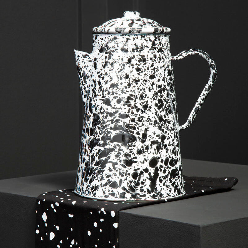 Black and White Patterned Teapot | Hygge