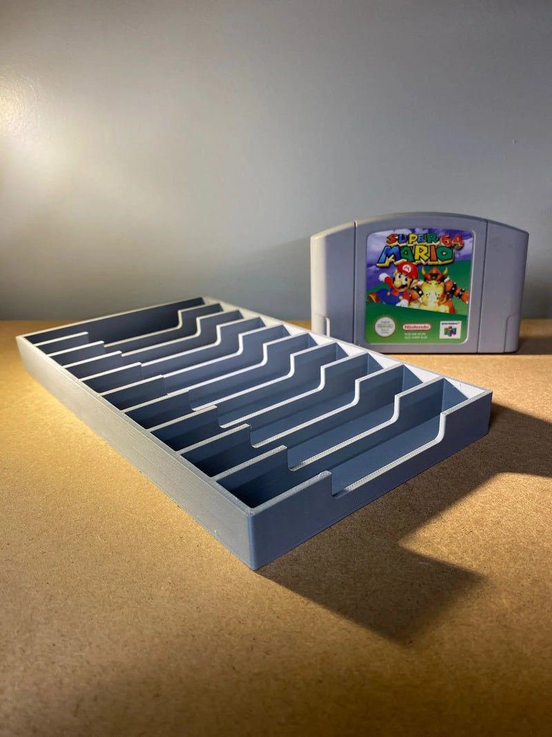 N64 Game Display Storage for 12 Nintendo 64 Cartridges - 12 Games