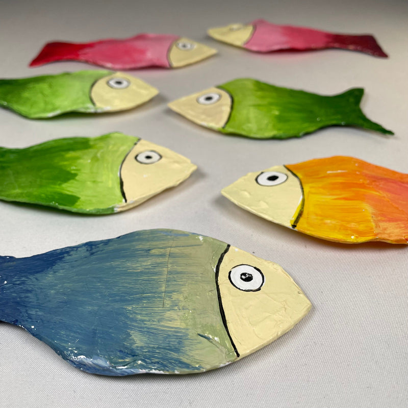 Colourful Fish Bauble - Handmade Ornament
