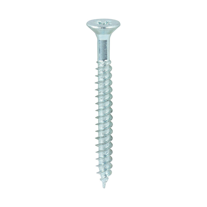 TIMCO Twin-Threaded Woodscrews – PZ – Double Countersunk – Zinc