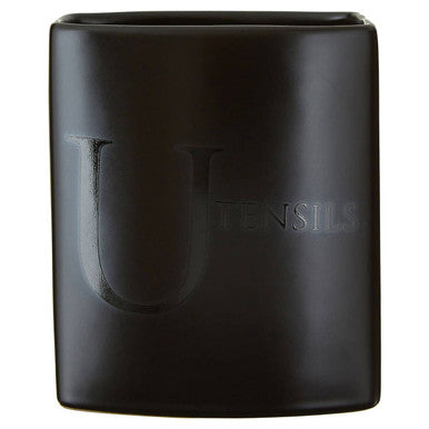 Utensil Holder | Black Text