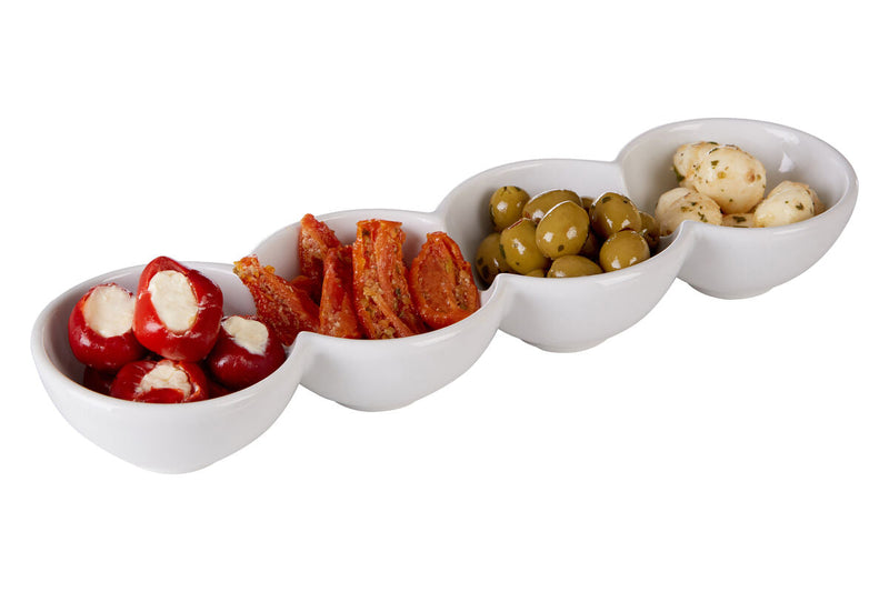 4 Section Snack Dish | Dela