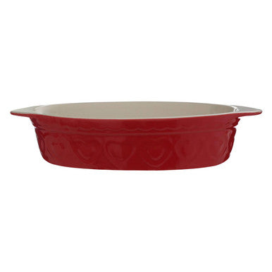 1400Ml Red Baking Dish | Sweet Heart