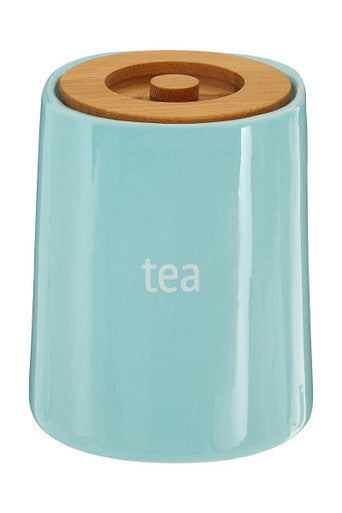 Blue Ceramic Tea Canister | Fletcher