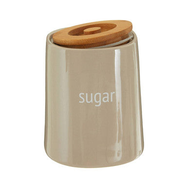 Beige Ceramic Sugar Canister | Fletcher