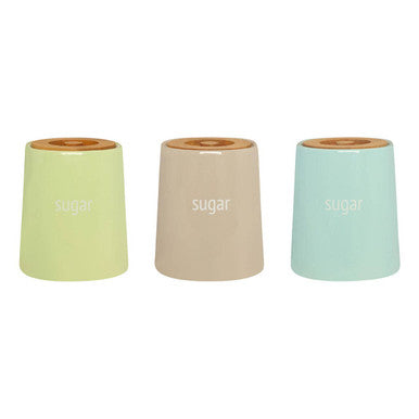 Beige Ceramic Sugar Canister | Fletcher