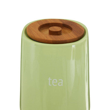 Green Ceramic Tea Canister | Fletcher