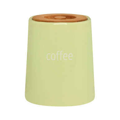 Green Ceramic Coffee Canister | Fletcher
