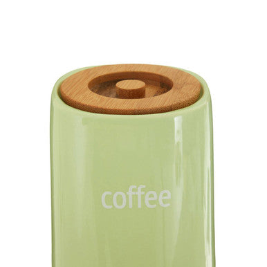 Green Ceramic Coffee Canister | Fletcher