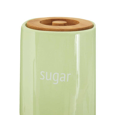 Green Ceramic Sugar Canister | Fletcher