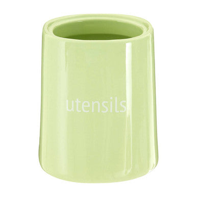 Green Ceramic Utensil Holder | Fletcher