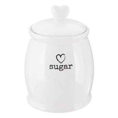 White Dolomite Sugar Canister | Charm