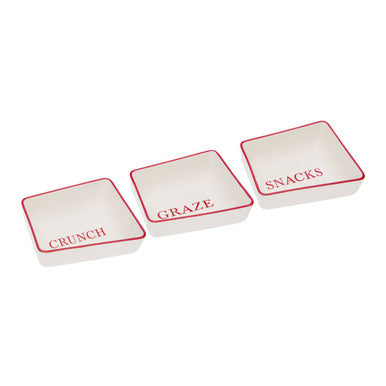 Set of Three Snack Dishes | Hollywood