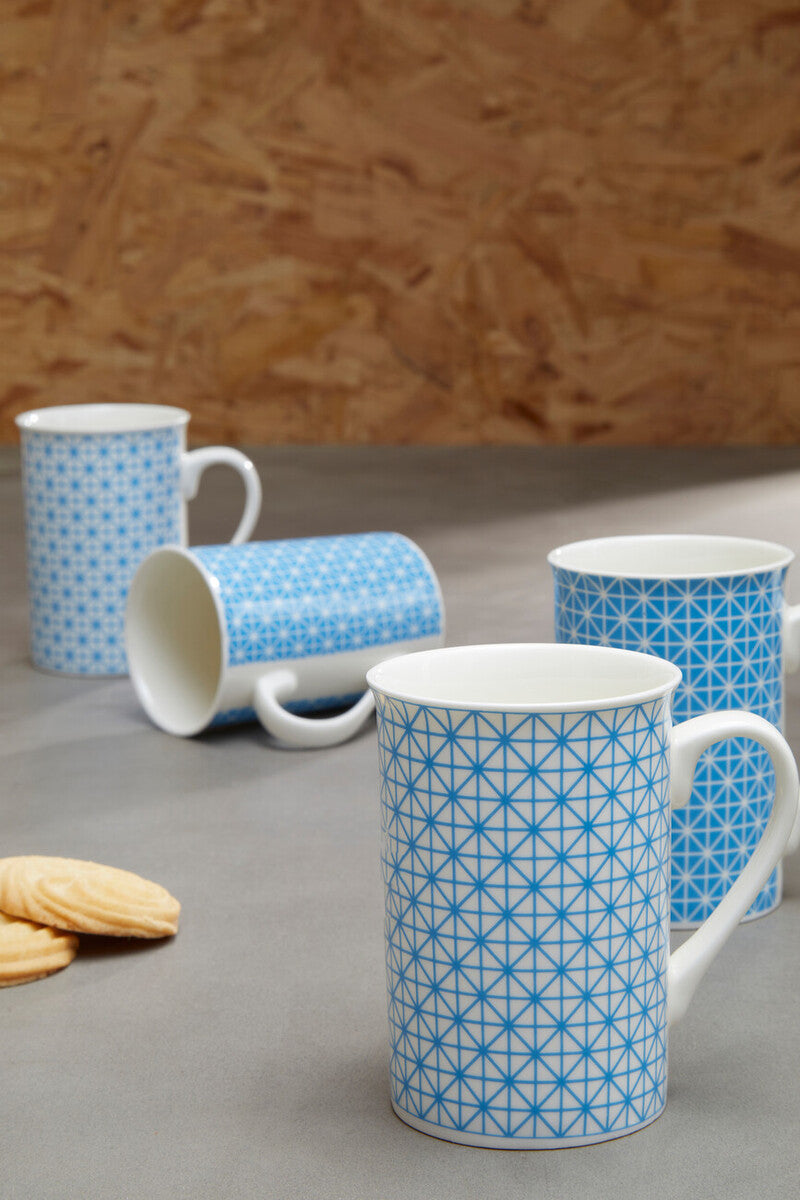 Maroc Blue Mugs Set of 4 | Tama