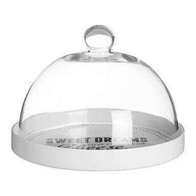 Cheese Board with Glass Dome | Pun and Games
