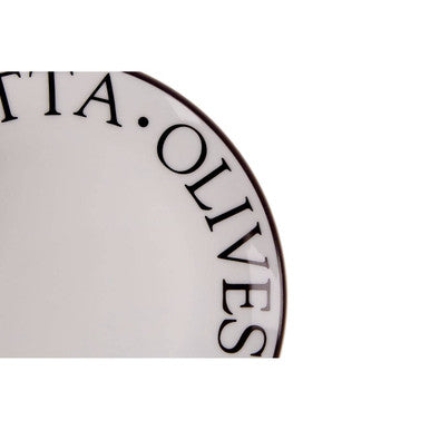 Set of Four Antipasti Plates | Noir