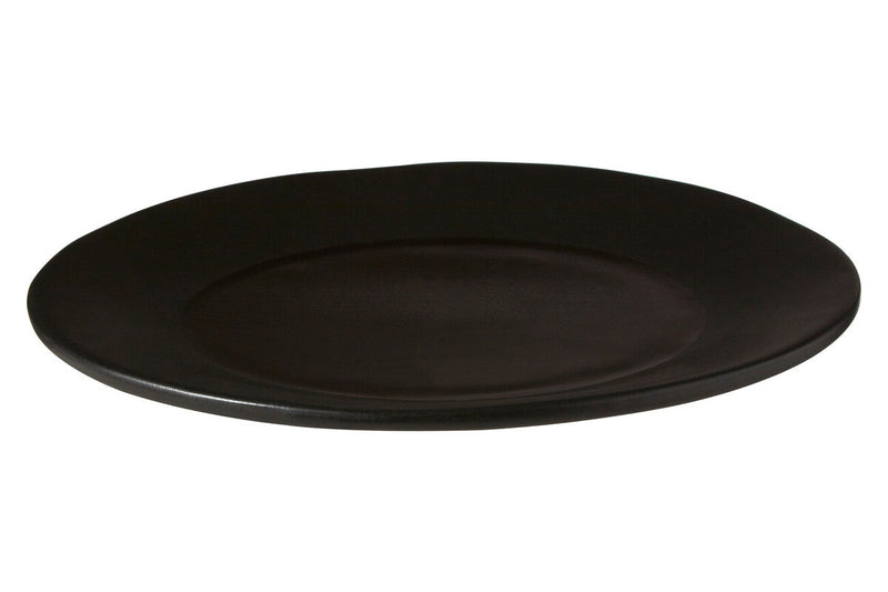 Black Stoneware Dinner Plate | Hygge