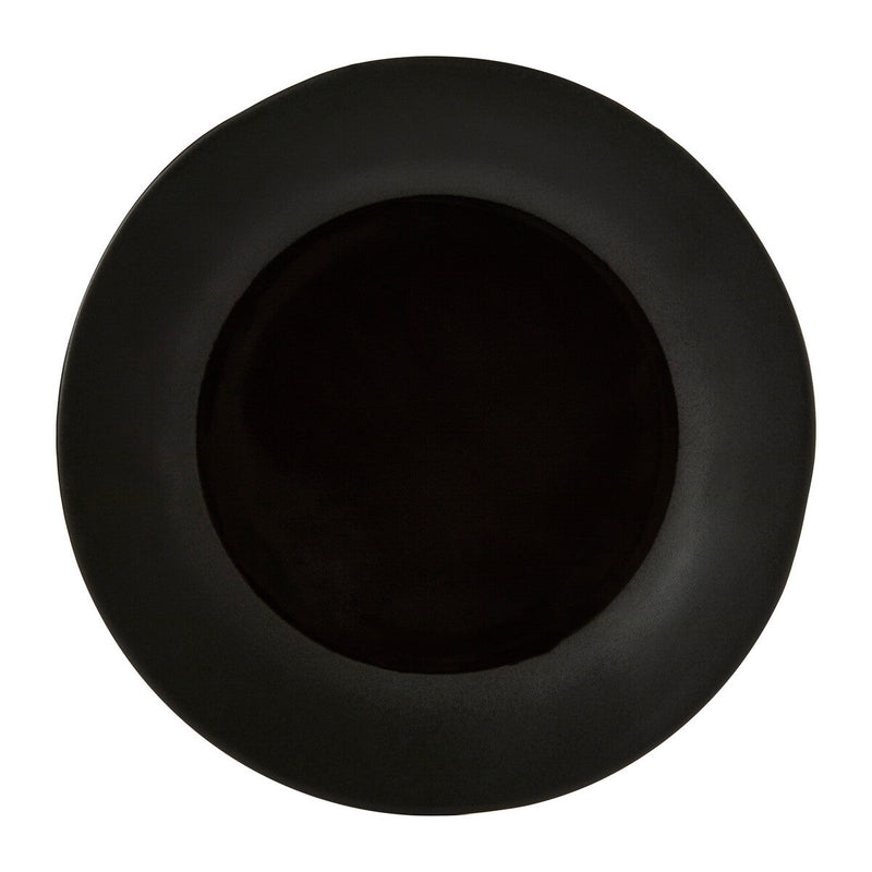 Black Stoneware Dinner Plate | Hygge