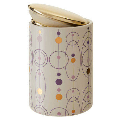 Canister with Gold Finish Lid | Fenwick