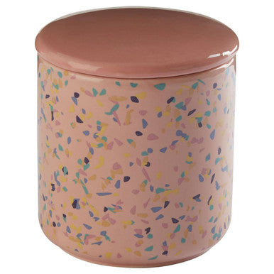 Medium Pink Terrazzo Storage Canister | Yuki