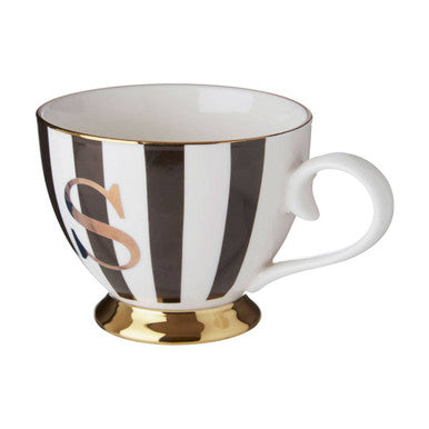 Black and White Monogram Mug S | Duchess