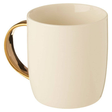 White Monogram Mug H | Diamond Deco