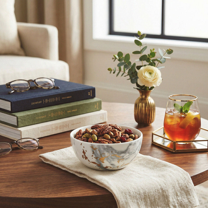 Snack Bowl | Marble Luxe