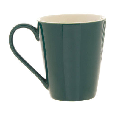 Dark Green Leaf Design Mug | Bali