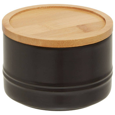 Black Small Stoneware Canister | Fenwick