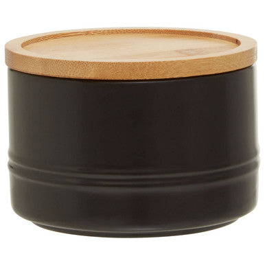 Black Small Stoneware Canister | Fenwick