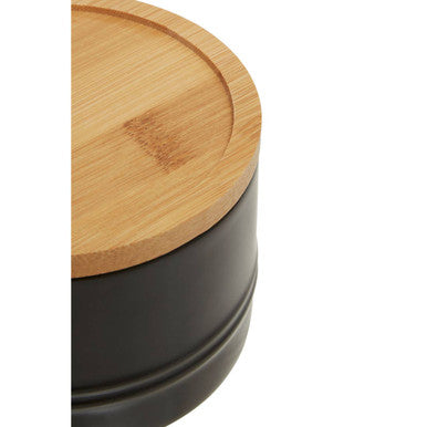 Black Small Stoneware Canister | Fenwick