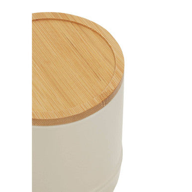 Cream Medium Stoneware Canister | Fenwick