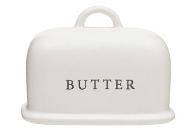 Cream Large Butter Dish | Farmhouse